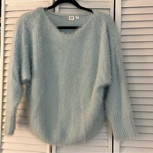 GAP Light Blue Fuzzy Sweater